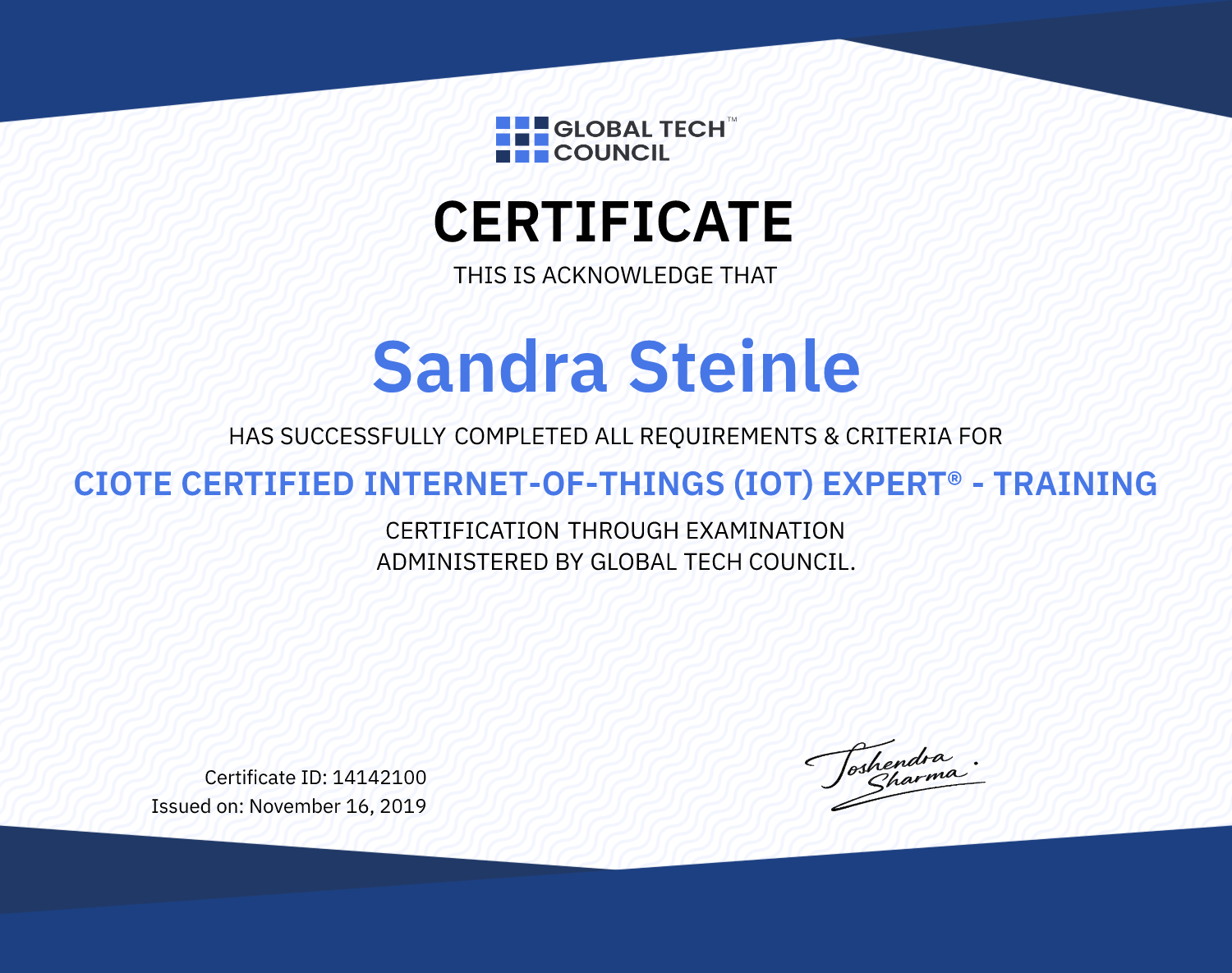 CIOTE Certified Internet-of-things (IOT) Expert® - Training